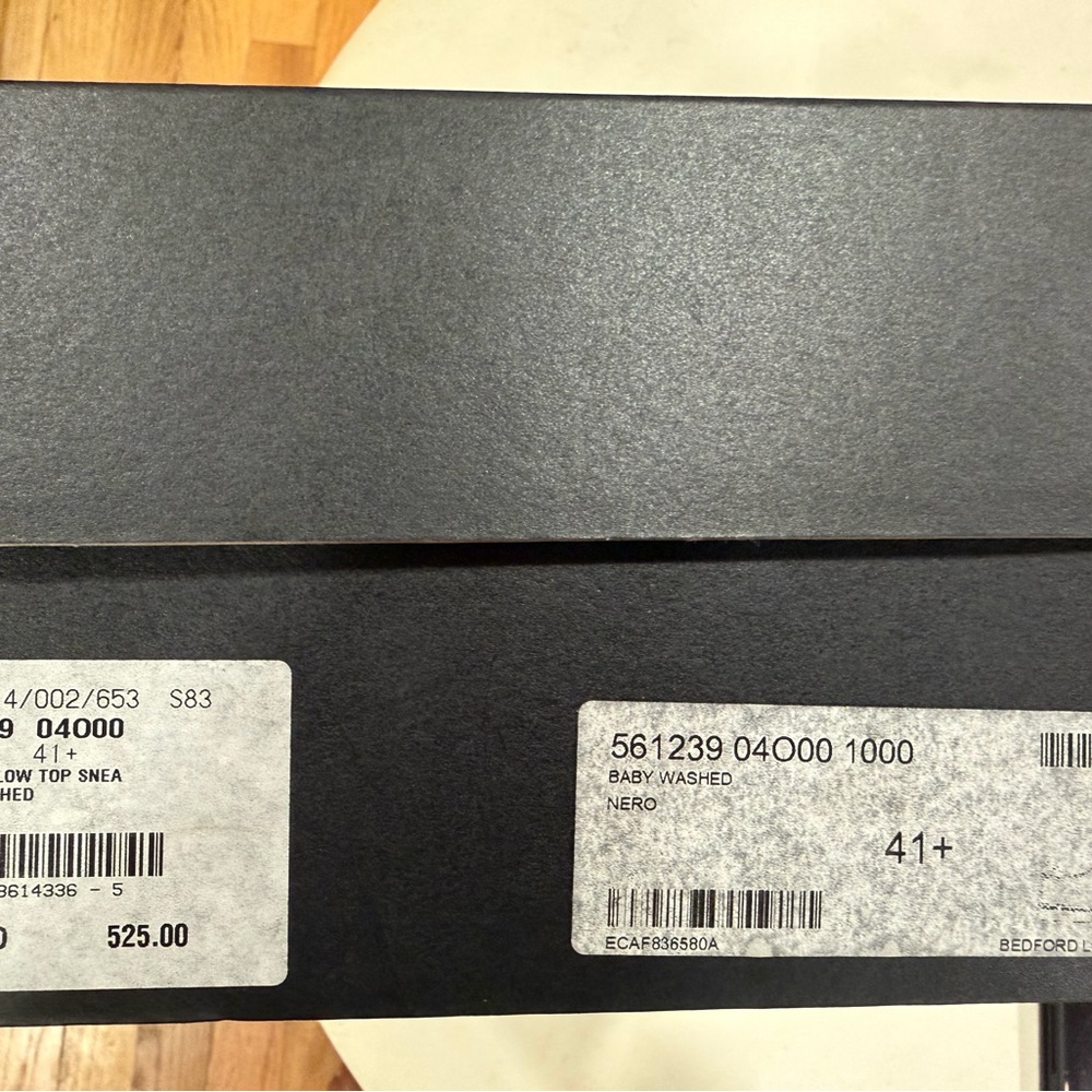 LIKE NEW with store receipt- Saint Laurent Black High-Top Sneakers - Picture 6 of 6